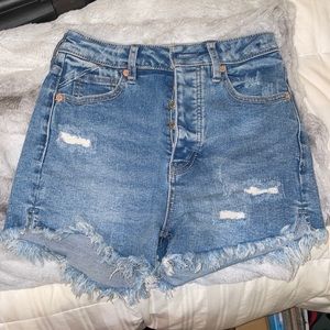 Free People-CRVY Vintage High-Rise Shorts-size 24